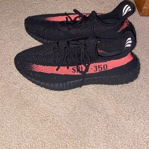 Yeezys size 11 comes with box worn once for photo shoot